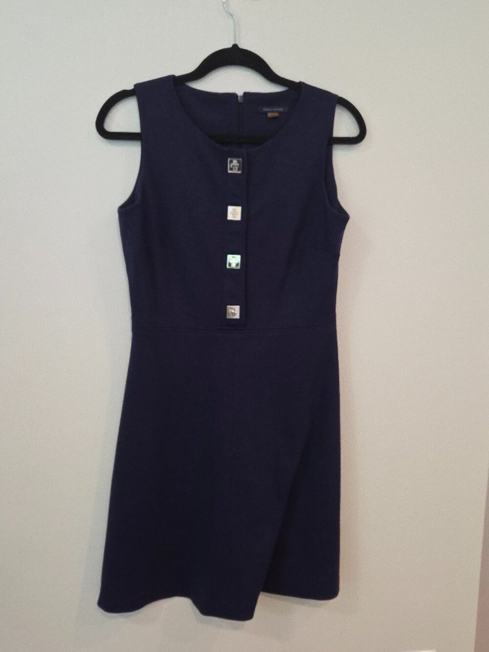 Tommy Hilfiger Blue Dress with Gold Buckle Details size 6